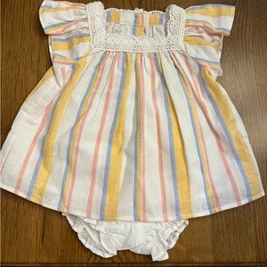 Janie and Jack Baby Girl Dress & Bloomer Set
